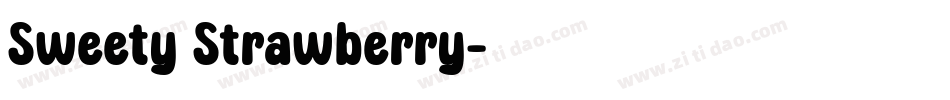 Sweety Strawberry字体转换